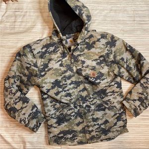 Carhartt jacket- Unisex small! So cute & warm.